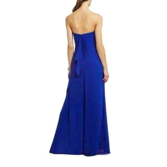 💙 BCBGMAXAZRIA Strapless Grace Gown (Sz 0) - Picture 3 of 8